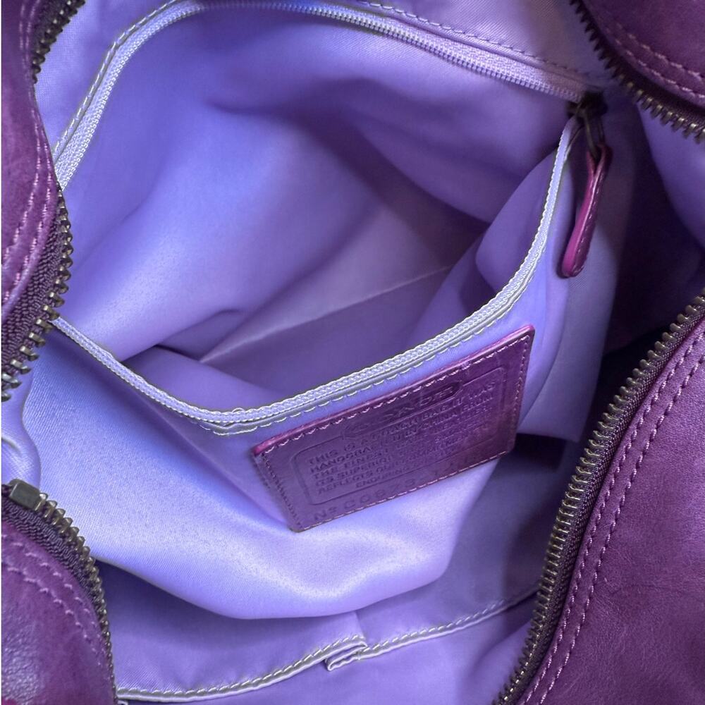 y2k COACH Patent Leather Hobo Shoulder bag Crossbody - Picture 14 of 15
